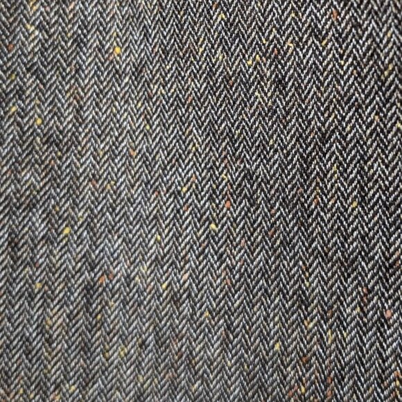 Talbots Brown Herringbone Side Button Skirt - Picture 2 of 11